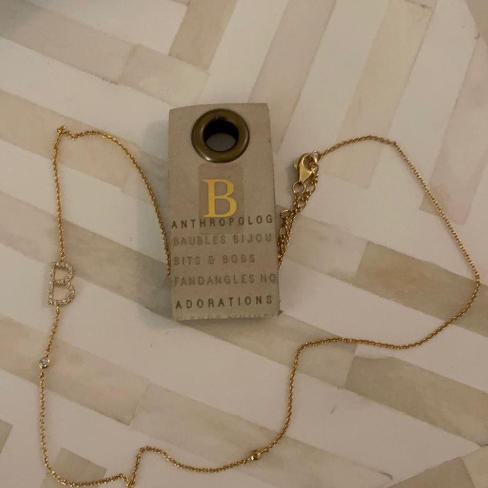 Anthropology B Necklace